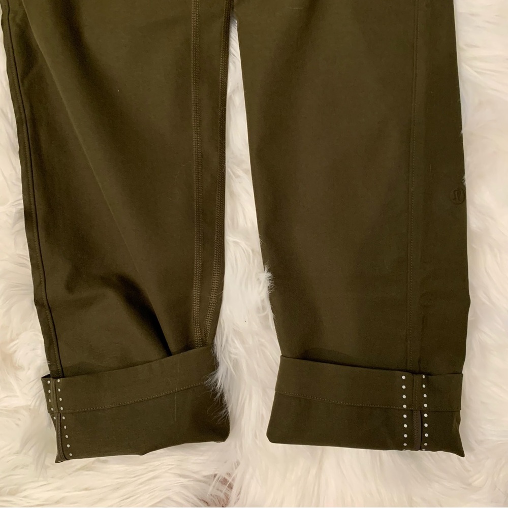 lululemon athletica Olive Green Straight-Leg Pants - Picture 8 of 16